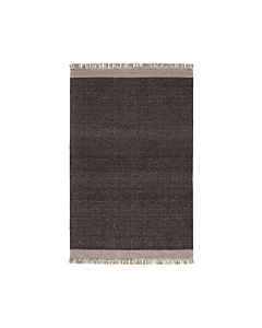 Jaipur Living Sunday Handmade Bordered Dark Gray/ Beige Area Rug