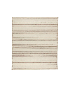 Jaipur Living Torin Handmade Striped Cream Brown Area Rug 