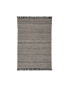 Jaipur Living Torre Indoor/ Outdoor Solid Black/ Rust Area Rug