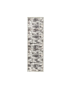 Jaipur Living Trista Abstract Gray/ White Runner Rug