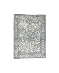 Jaipur Living Tulip Hand-Knotted Medallion Blue Ivory Area Rug 