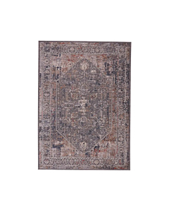 Jaipur Living Valle Medallion Gray/ Cream Runner Rug 