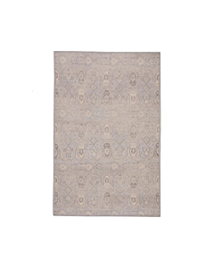 Jaipur Living Williamsburg Hand-Knotted Trellis Gray Beige Area Rug 
