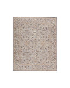 Jaipur Living Wyndham Hand-Knotted Trellis Light Gray Tan Area Rug 