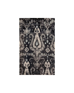 Jaipur Living Zenith Indoor/ Outdoor Ikat Black/ Blue Area Rug