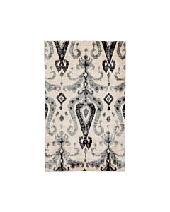 Jaipur Living Zenith Indoor/ Outdoor Ikat Blue/ Black Area Rug