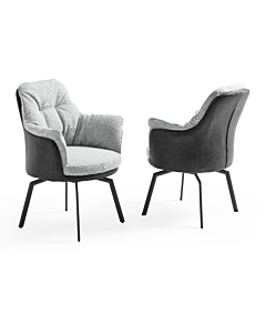 Otto Swivel Armchair, Fabric Upholstered | Creative Furniture