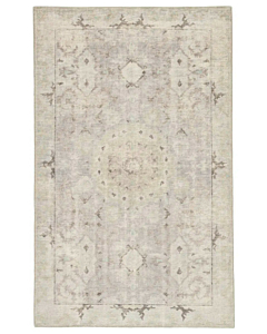 Jaipur Living Modify Hand-Knotted Medallion Gray Blue Round Area Rug