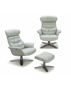 Karma Lounge Chair in Mint Green by J & M Furniture
