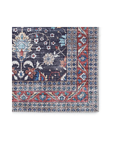 Vibe by Jaipur Living Calla Oriental Blue Red Runner Rug