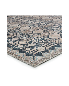 Nikki Chu by Jaipur Living Dalia Trellis Dark Blue Tan Area Rug 