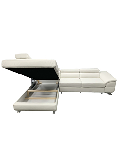 Cortex LAGOS Leather Sectional Sleeper Sofa