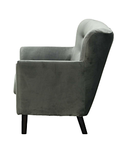 Cortex Leeds Armchair, Gray Fabric