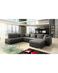Cortex Leonardo Bis Sectional Sleeper Sofa, Grey