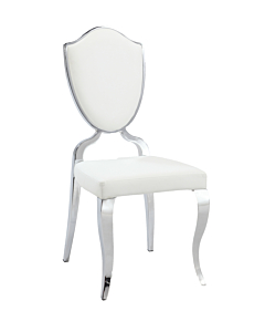 Chintaly Letty Side Chair, White