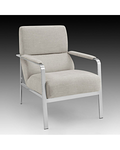 Lia Accent Chair, Beige Fabric | Creative Furniture
