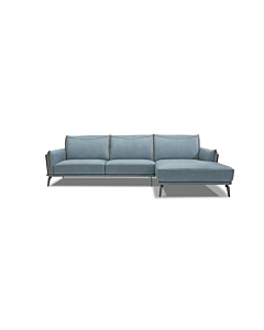 Libeccio Sectional in Niagara Leather | Creative Furniture