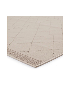 Vibe by Jaipur Living Almasi Indoor/ Outdoor Trellis Beige Dark Taupe Area Rug 