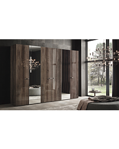 Matera 6-Door Swinging Wardrobe with 2 Mirrors | ALF (+) DA FRE