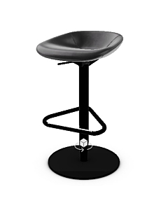 Calligaris Palm Polyurethane Foam Stool With Swivelling Base Adjustable In Height