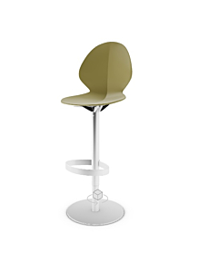 Calligaris Basil Stool With Swivelling Base Adjustable In Height Base