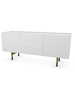 Calligaris Horizon 2 Door And 3 Drawer Wooden Sideboard