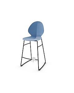 Calligaris Basil Stool With Metal Base