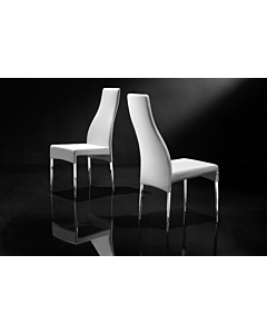 Megan Side Chair, White | Creative Furniture