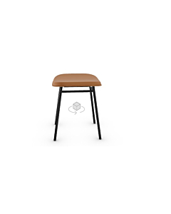 Calligaris Fifties Metal Stool