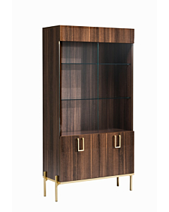 Mid Century 2-Door Curio | ALF (+) DA FRE