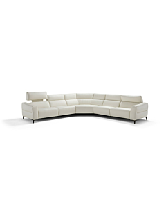 Mimi Leather Sectional with Recliners | Creative Furniture