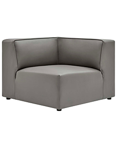 Modway Mingle Vegan Leather Corner Chair