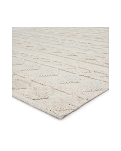 Nikki Chu by Jaipur Living Elixir Handmade Geometric Ivory Light Gray Area Rug