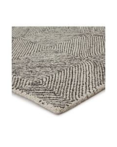 Museum Ifa by Jaipur Living Exhibition Handmade Geometric White Dark Gray Area Rug 