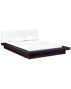 Modway Freja Vinyl Platform Bed, Queen