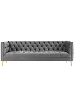 Modway Delight Tufted Button Performance Velvet Sofa