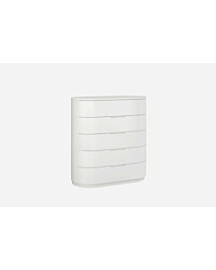 Moonlight High Chest in White Creative Furniture