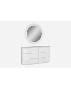 Moonlight Dresser in White | Creative Furniture