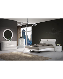Moonlight Bedroom Collection, White | Creative Furniture