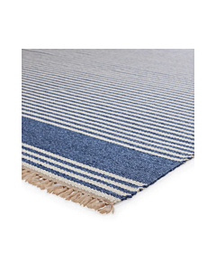 Vibe by Jaipur Living Strand Indoor/ Outdoor Striped Blue Beige Area Rug 