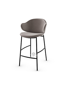 Calligaris Holly Padded Stool With Metal Frame