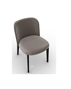 Calligaris Abrey Home Chairs - Smoke Seat Slr Softer Mud Brown