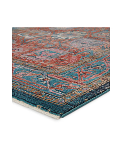 Vibe by Jaipur Living Romilly Oriental Rust Teal Runner Rug 