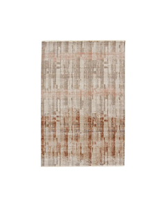 Nikki Chu by Jaipur Living Jina Abstract Taupe Light Pink Runner Rug 