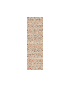 Nikki Chu by Jaipur Living Jive Indoor/ Outdoor Trellis Gray Orange Runner Rug 