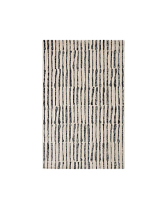 Nikki Chu by Jaipur Living Saville Handmade Abstract Cream / Slate Gray Area Rug