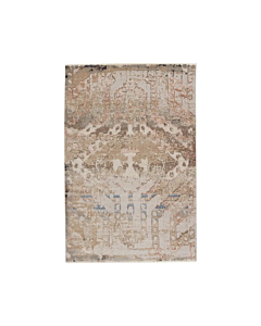 Nikki Chu by Jaipur Living Yarden Medallion Tan/ Gray Runner Rug 