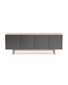 BDI Octave Media Console 8379, Drift Oak