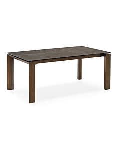 Calligaris Omnia CS4058-R160 Dining Table with Extendable Top and Wooden Legs