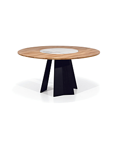 Cortex Oriana Solid Wood Round Dining Table